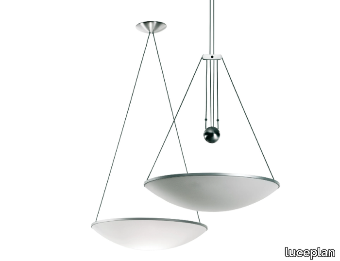 TRAMA - LED adjustable polycarbonate pendant lamp _ LUCEPLAN