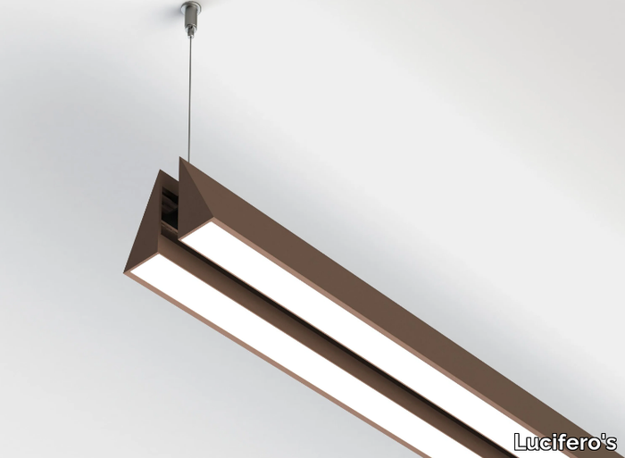 FLIK FLOK - LED extruded aluminium pendant lamp _ Lucifero's