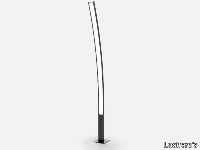 VIRGOLONE - LED extruded aluminium floor lamp _ Lucifero's