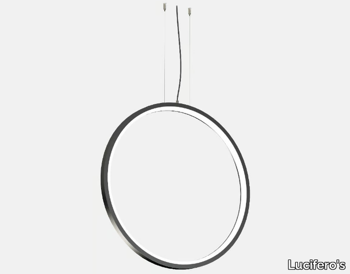 CIRCLE V800 - LED extruded aluminium outdoor pendant lamp _ Lucifero's