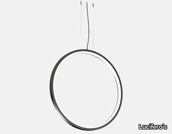 FILE FLEX CIRCLE SUSPENSION 800 - LED extruded aluminium pendant lamp _ Lucifero's