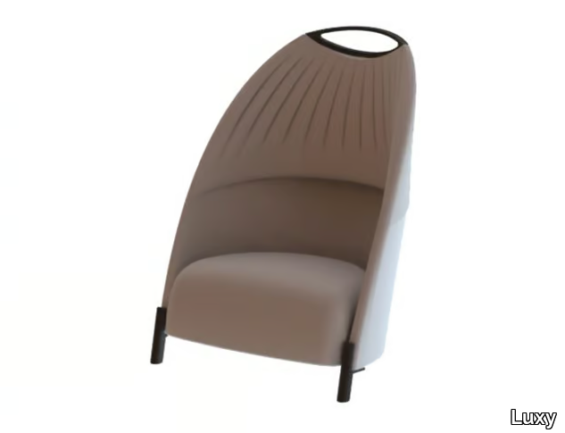 BIGA - Fabric armchair high-back _ Luxy