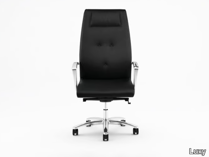 ONE - Swivel executive chair with armrests with castors _ Luxy