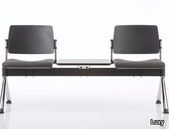 ESSENZIALE - Freestanding polypropylene beam seating _ Luxy