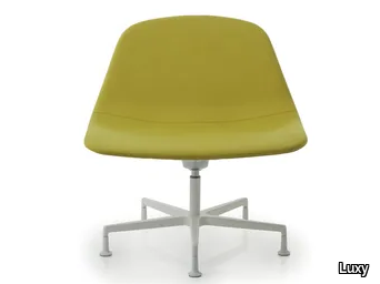 LLOUNGE - Swivel with 5-spoke base guest chair _ Luxy