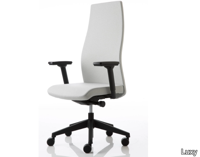 SMARTOFFICE - Upholstered fabric office chair with armrests _ Luxy