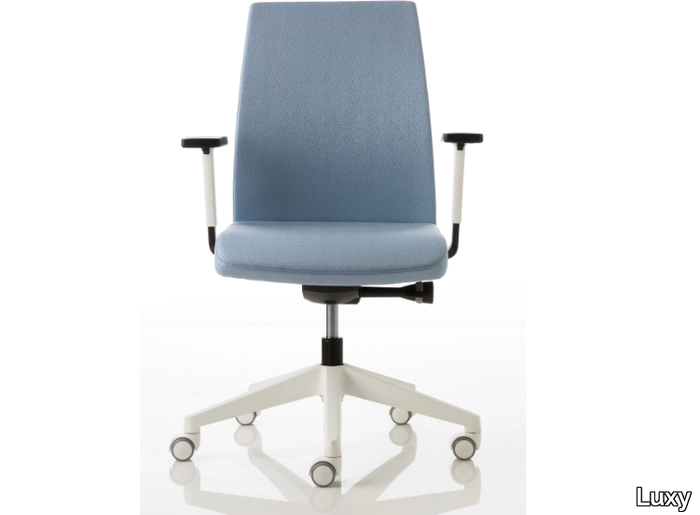 SMARTOFFICE - Height-adjustable upholstered fabric office chair _ Luxy