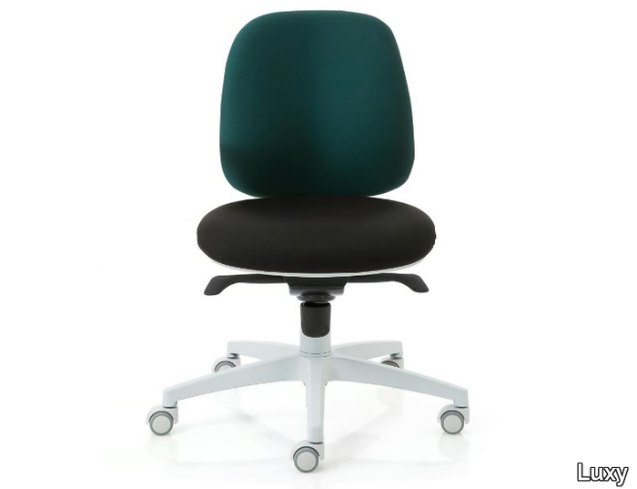 POST 20 - Office chair with castors with 5-Spoke base _ Luxy