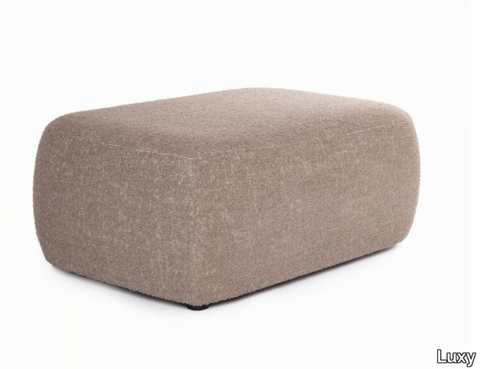 SEA SHELL - Rectangular fabric pouf _ Luxy