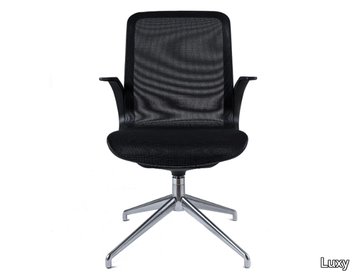 SMARTLIGHT - Trestle-based medium back Nylon® executive chair _ Luxy