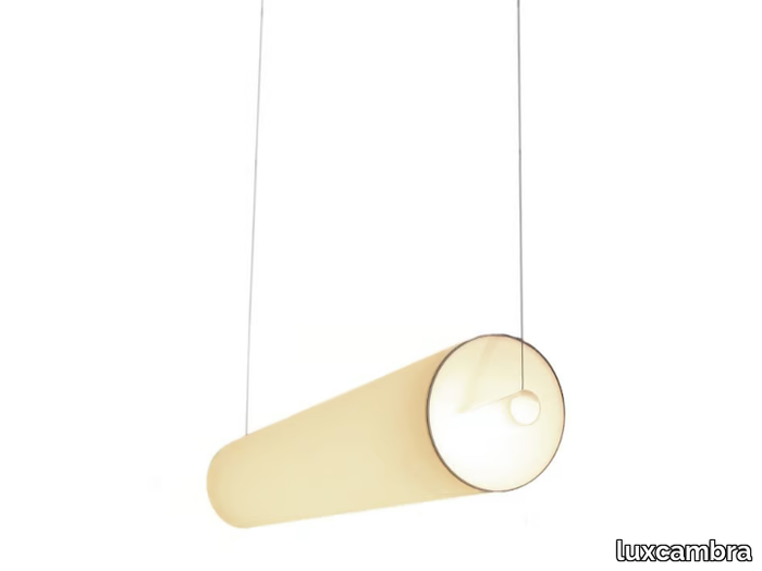 BARCELONETA C - LED parchment paper pendant lamp _ luxcambra