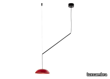 ABSIDIOLA C MOVIL PLATO - Adjustable ceramic pendant lamp _ luxcambra