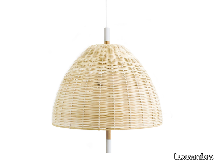 AMÀ C - LED wicker pendant lamp _ luxcambra