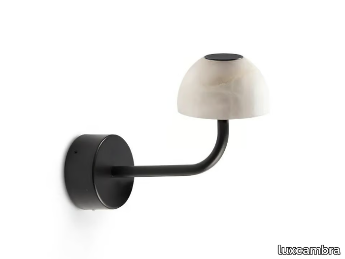 ABSIDIOLA A MINI INDIRECTO ALABASTER - LED alabaster wall lamp _ luxcambra