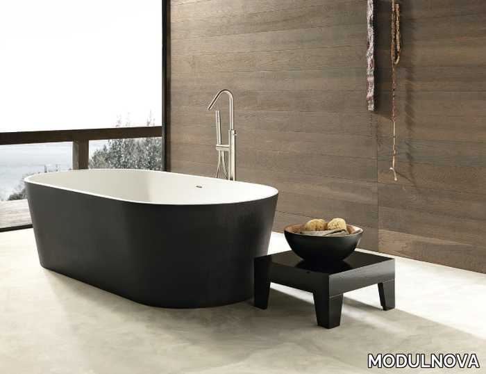 SURF - Freestanding oval Tecnoril® bathtub _ MODULNOVA