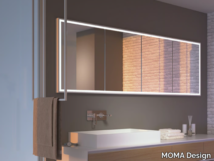 SERVETTO - Ceiling mounted stainless steel towel rack _ MOMA Design