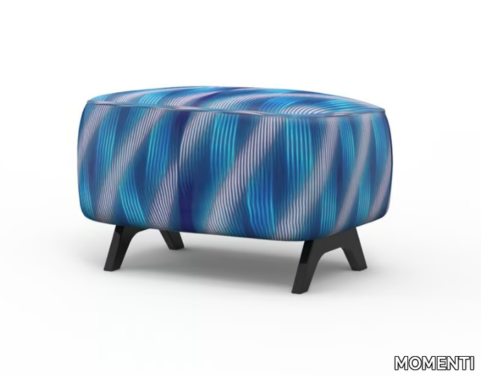 BLOOM BLM02 - Rectangular fabric pouf _ MOMENTI