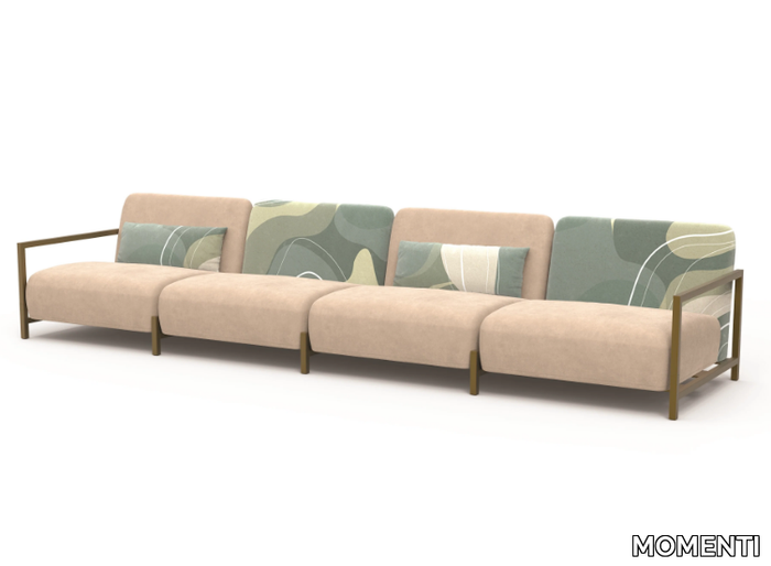 BUTLER BUT13/14/15 - Sectional 4 seater fabric sofa _ MOMENTI