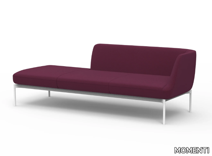 FAUNO FAU87 - Fabric day bed / end modular sofa element _ MOMENTI