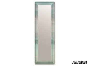 GRAY SP-43T - Rectangular framed fabric mirror _ MOMENTI