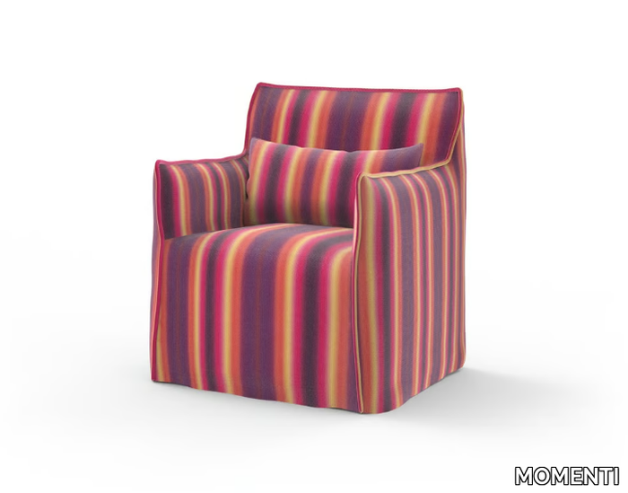 ROCHESTER RCS03 - Fabric armchair with removable cover _ MOMENTI