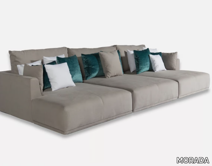 FLUFFY - Relaxing fabric sofa _ MORADA