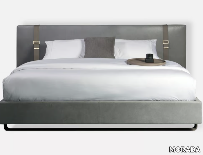 BOND - Leather double bed _ MORADA