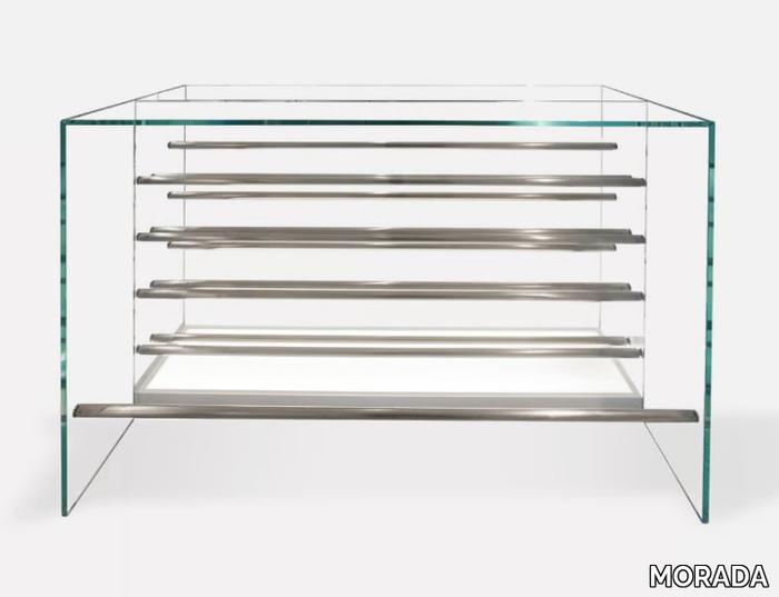 SKY - Glass bar cabinet _ MORADA