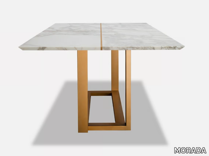 TAVOLATA ROYAL - Rectangular marble dining table _ MORADA