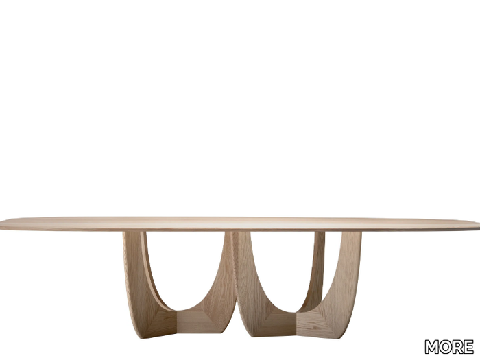 CALA - Solid wood meeting table _ MORE