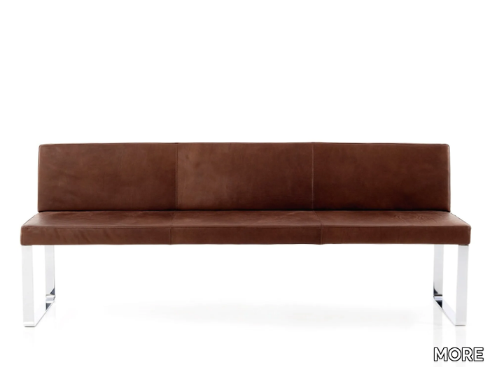 BOP - Leather bench with back _ MORE