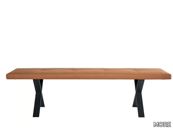 LAX - Upholstered leather bench _ MORE