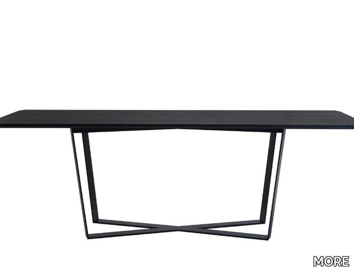 PERO - Rectangular wooden dining table _ MORE