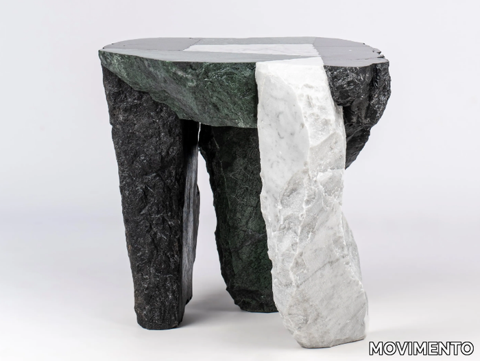 MISCELLANEOUS - Oval marble coffee table _ MOVIMENTO