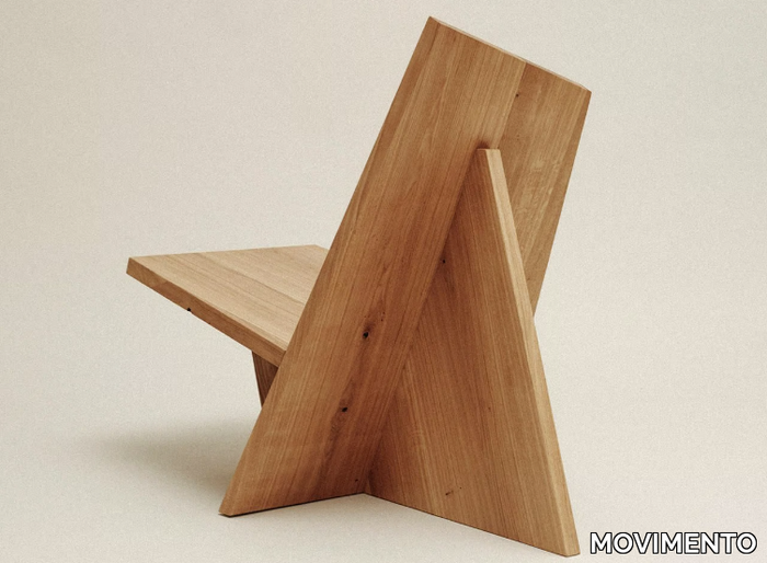 CROOKED - Wooden easy chair _ MOVIMENTO