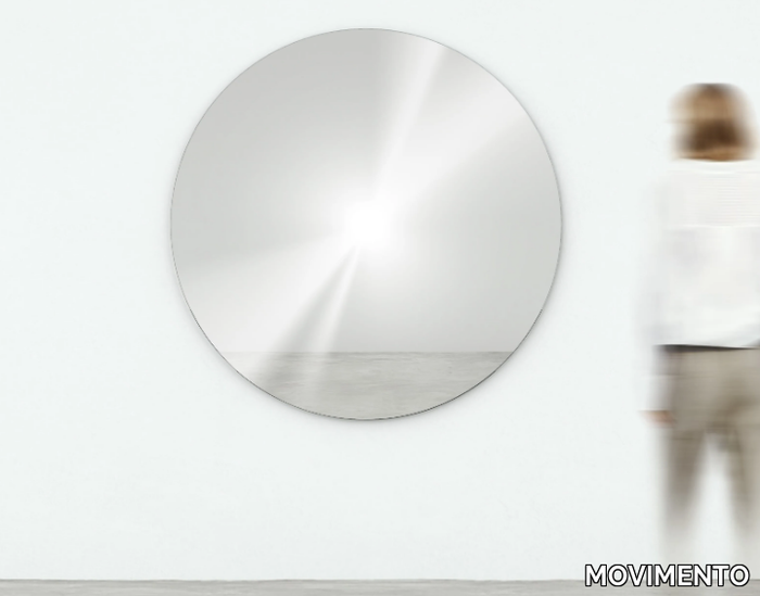 PRESENCE - Wall mirror with digital print _ MOVIMENTO