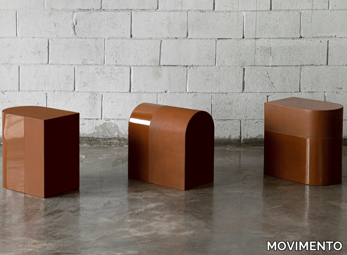 SIENNA - Low metal stool _ MOVIMENTO