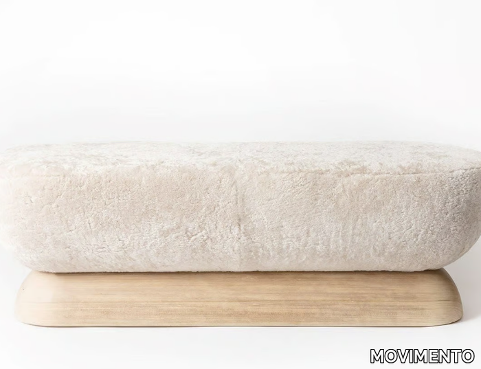 U BENCH - Upholstered faux fur bench _ MOVIMENTO