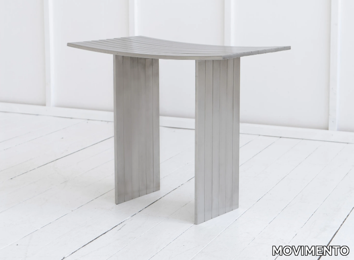 LUNAE - Stainless steel stool _ MOVIMENTO