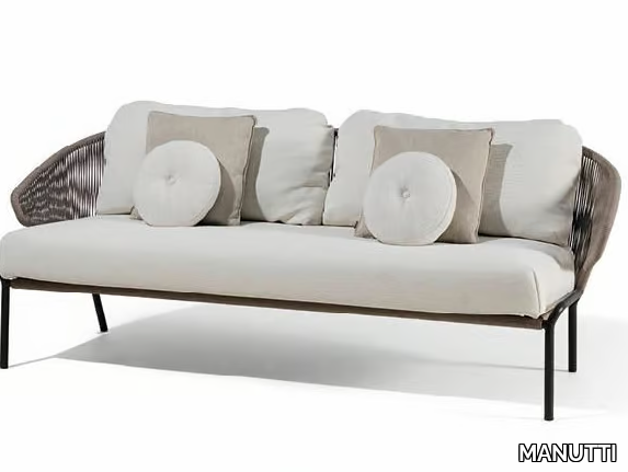 RADOC - 2 seater rope garden sofa _ MANUTTI