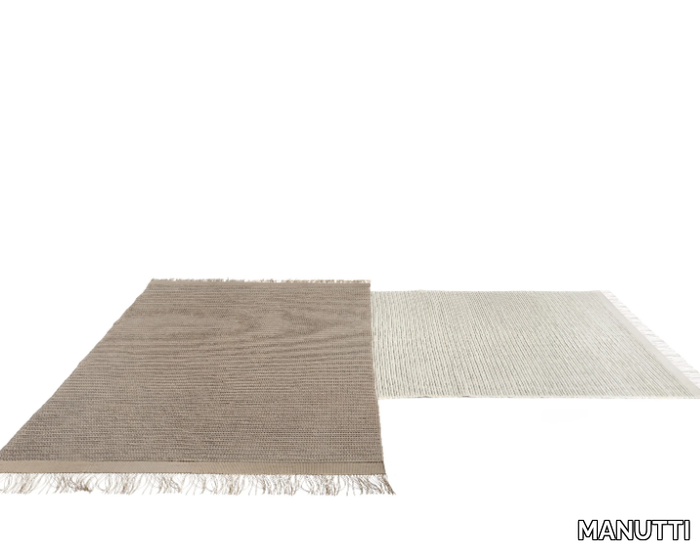 TWIST - Solid-color textilene outdoor rugs _ MANUTTI