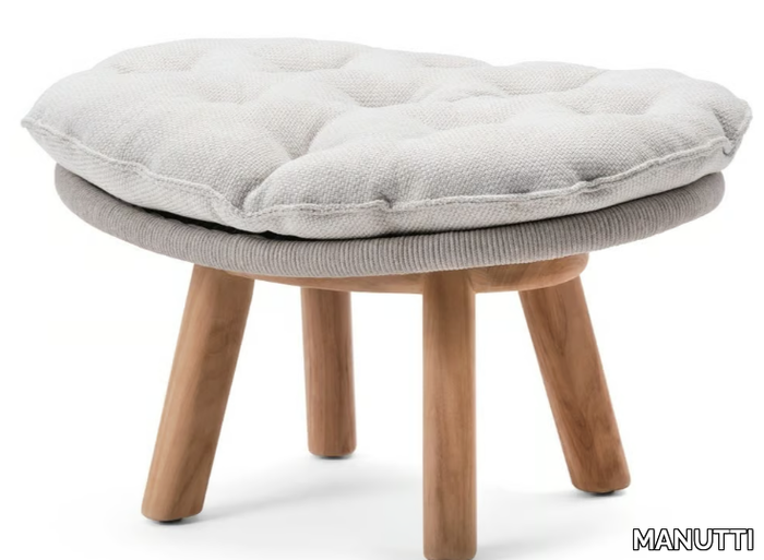 SANDUA - Fabric garden footstool _ MANUTTI