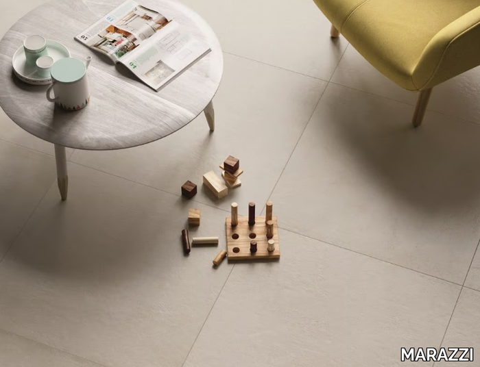 PLASTER - Indoor/outdoor full-body porcelain stoneware wall/floor tiles _ MARAZZI