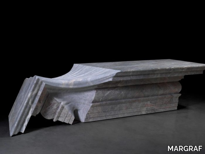 PALLADIO - Marble sculpture / table _ MARGRAF