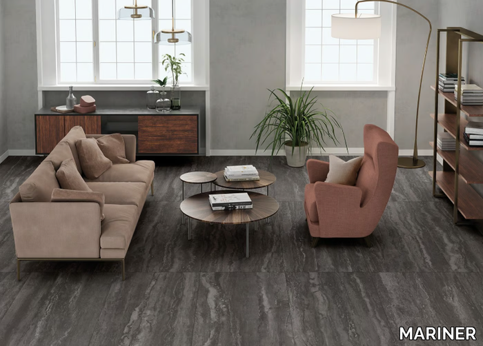 IMPERIUM NIGHT - Porcelain stoneware wall/floor tiles with marble effect _ MARINER