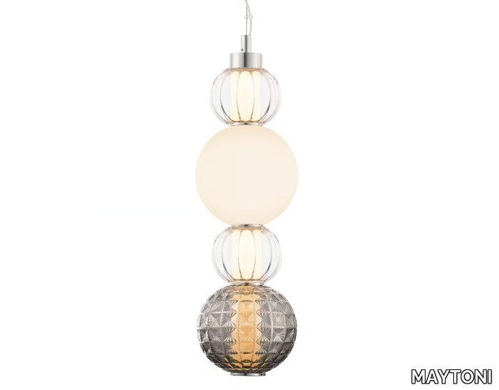 COLLAR L17 - LED blown glass pendant lamp _ MAYTONI