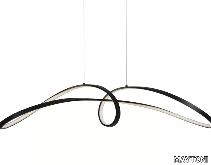 CURVE - LED aluminium pendant lamp _ MAYTONI