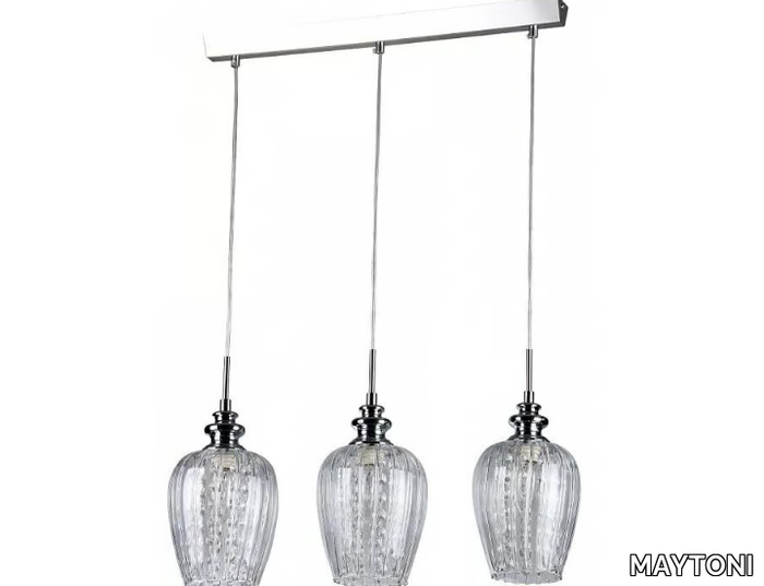 BLUES - Glass pendant lamp _ MAYTONI