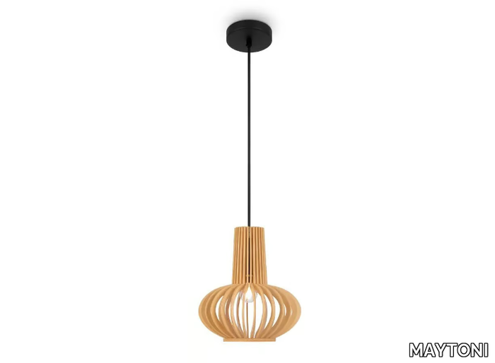 ROOTS - Wooden pendant lamp _ MAYTONI