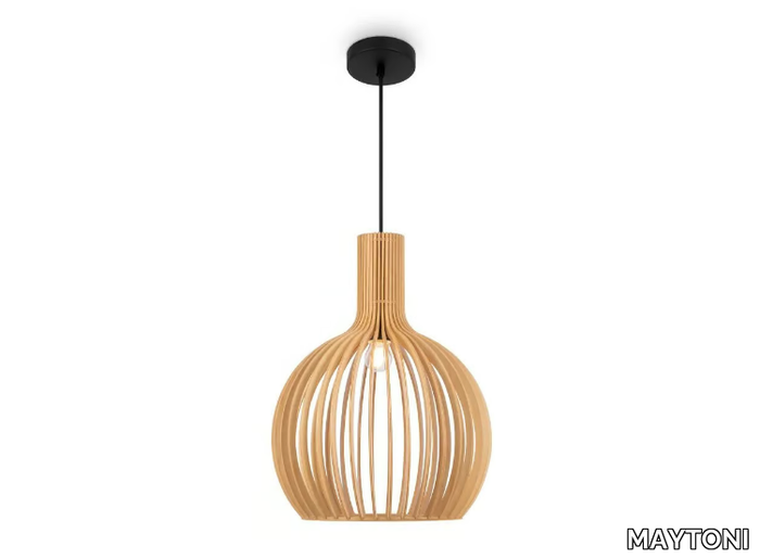 ROOTS - Wooden pendant lamp _ MAYTONI